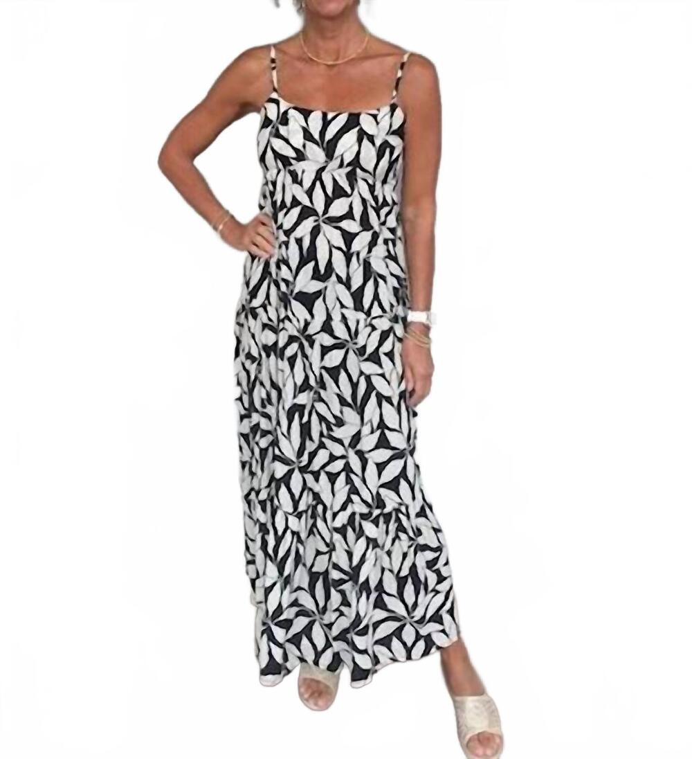 NEW KHUSH women's heiva maxi dress in black